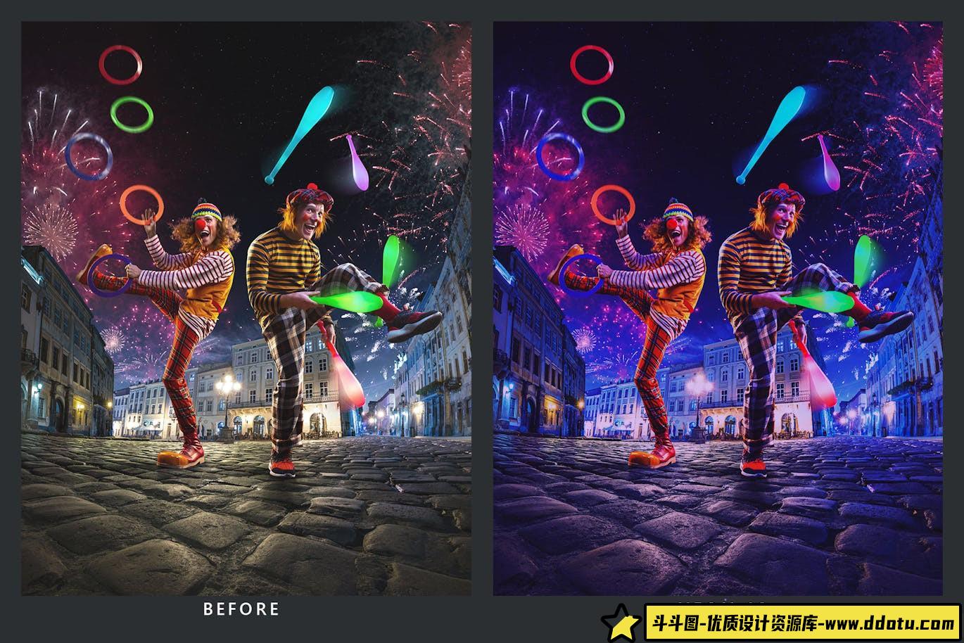 20种赛博朋克未来电影LR+LUT预设 Black Light Lightroom Presets/LUTs