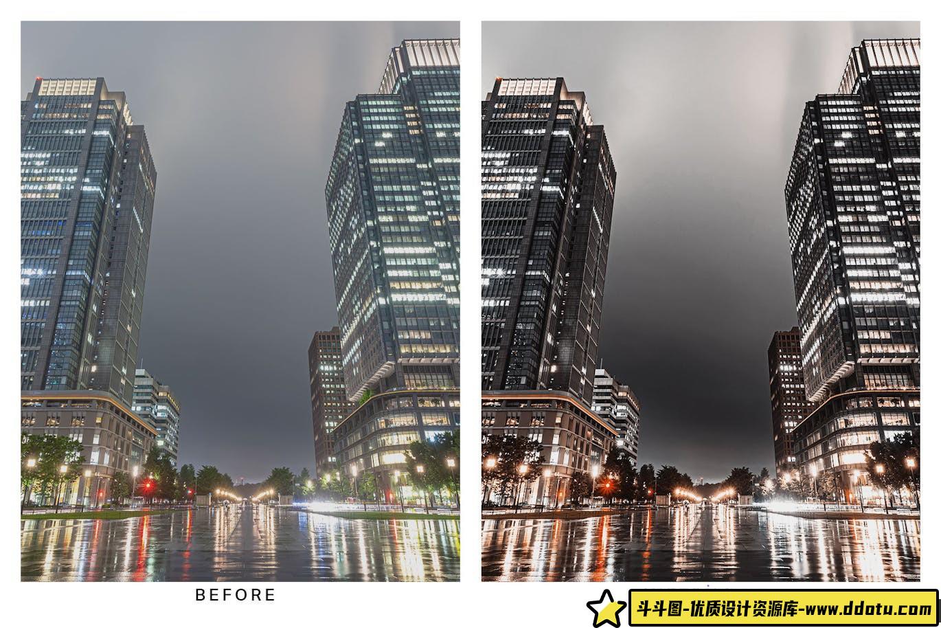 20种黑金电影视频调色LUT预设及LR预设 Black & Orange LR and LUTs