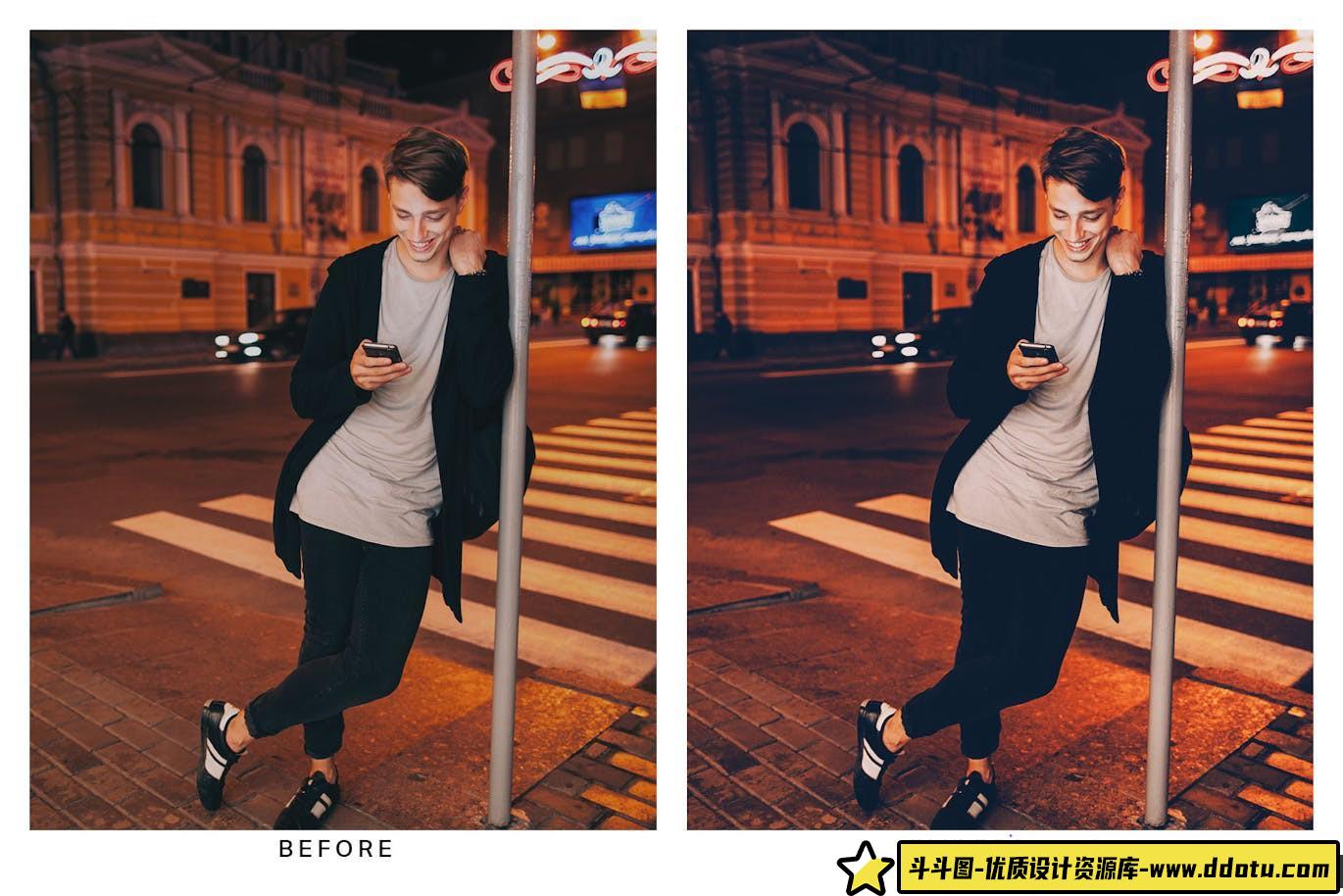 20种黑金电影视频调色LUT预设及LR预设 Black & Orange LR and LUTs