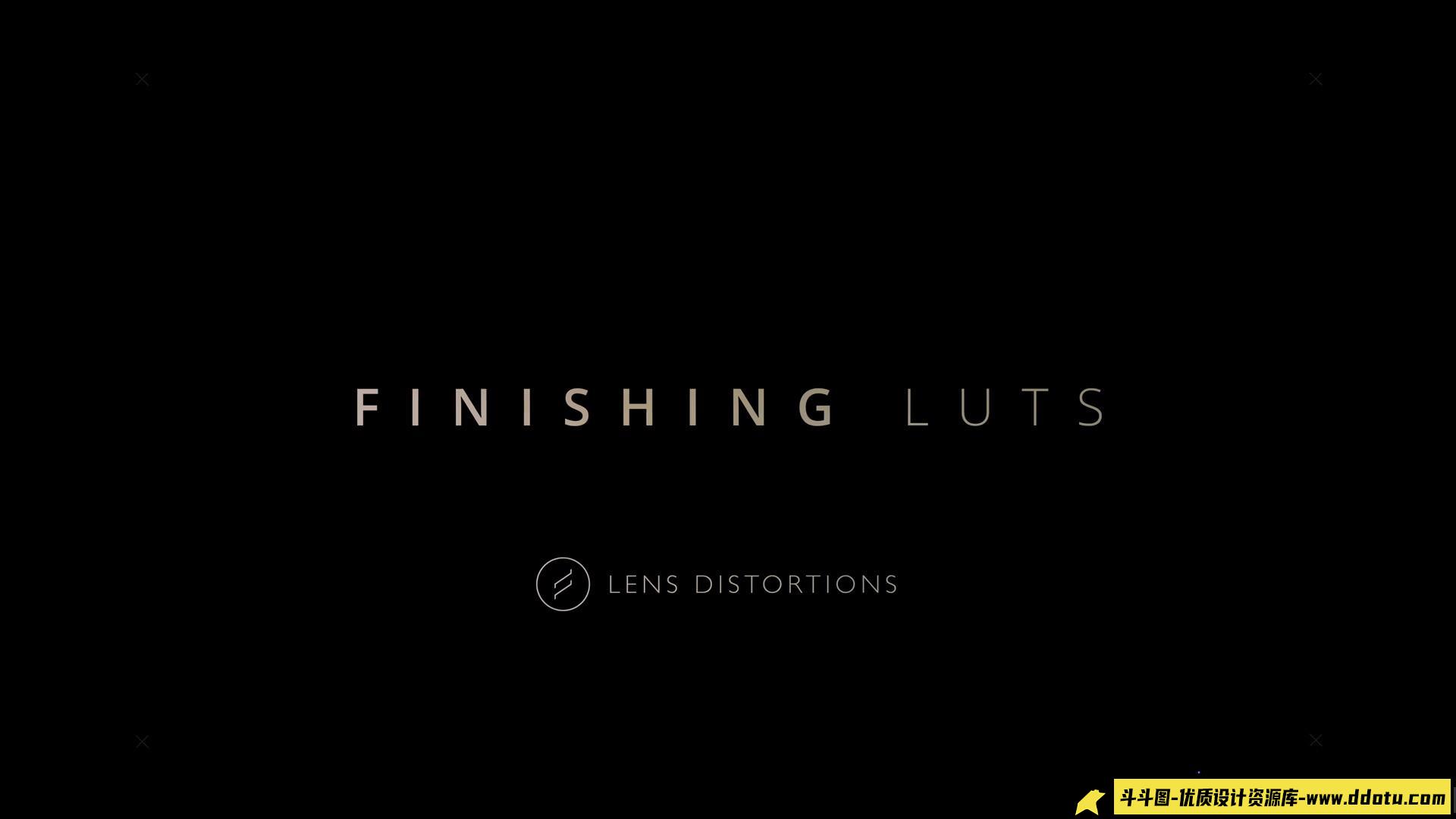 Lens Distortions Finishing LUTS™ 30种高级电影后期调色LUTs合集-斗斗图