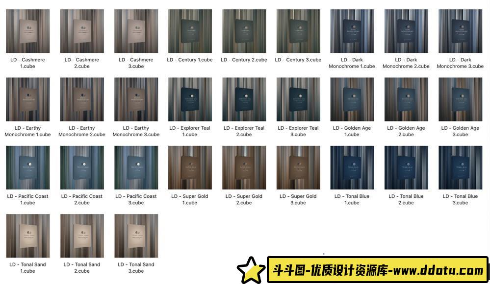 Lens Distortions Finishing LUTS™ 30种高级电影后期调色LUTs合集