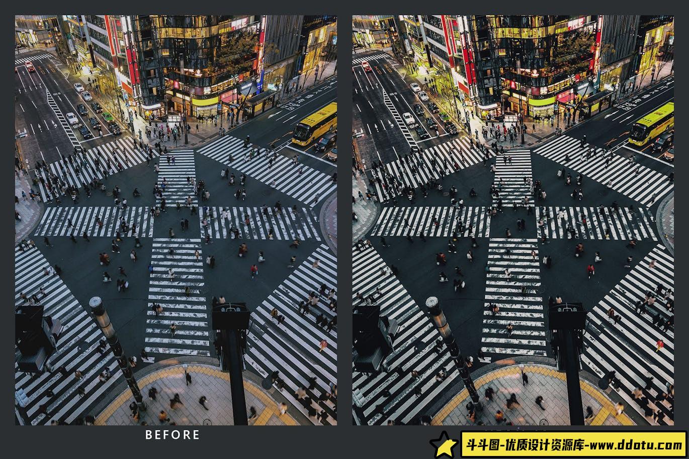 城市夜景流光电影调色LUT/LR预设 Cherry Lime Lightroom Presets & LUTs