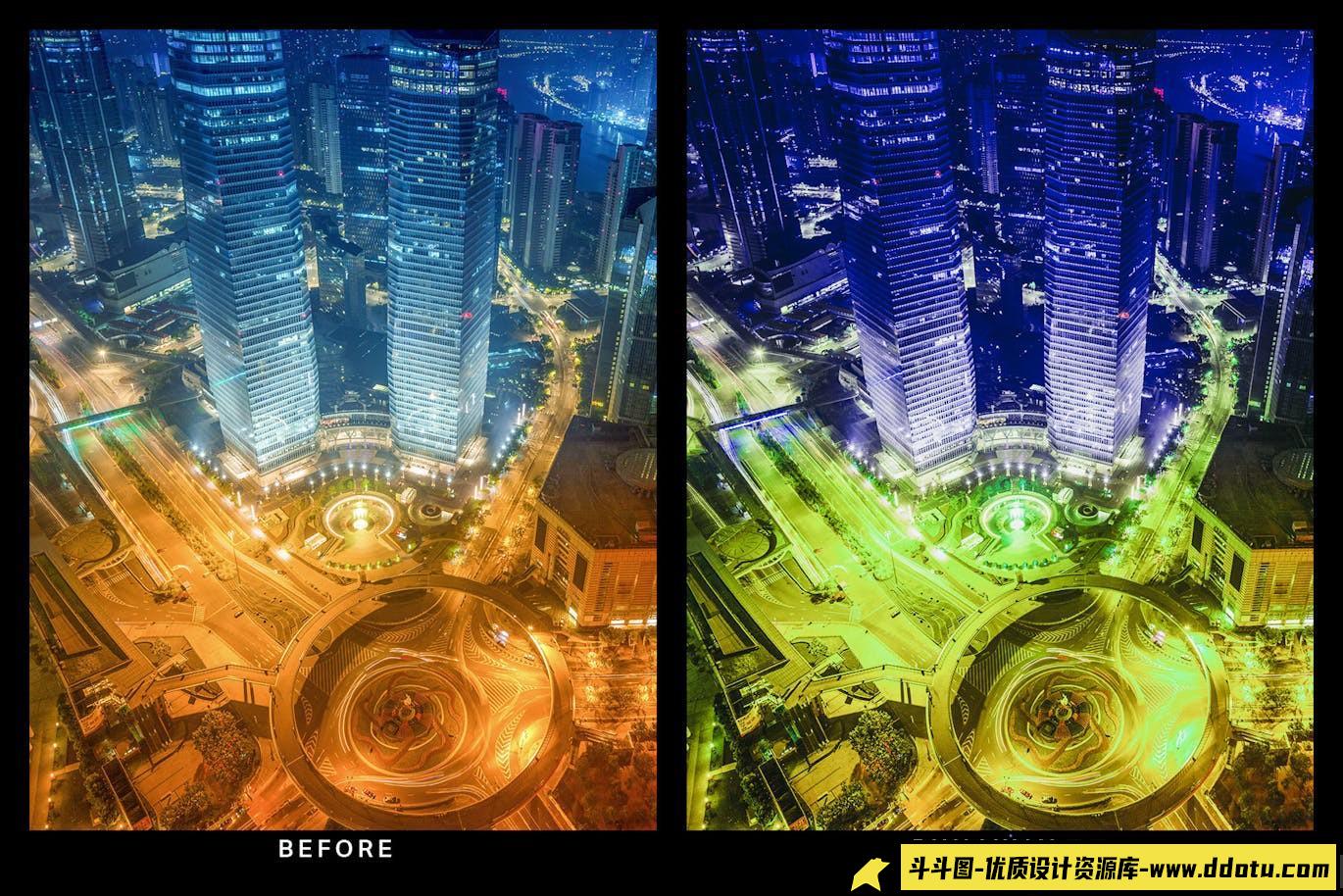 霓虹绿朋克风电影调色LUT预设/LR预设 Green Energy Presets and LUTs