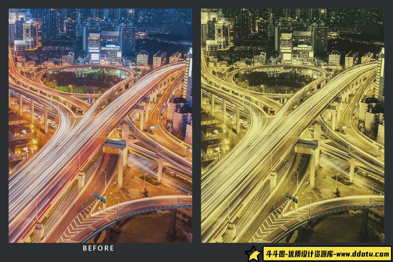 低保真城市电影朋克风LUT预设/LR预设 LoFi Nights Presets & LUTs