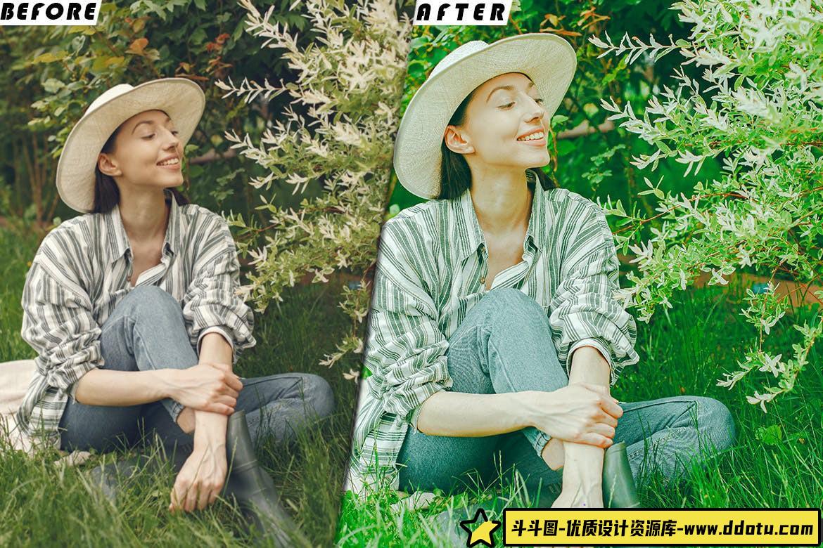 梦幻清新胶片电影调色LUT预设/LR预设 Spring Vibes Presets – luts