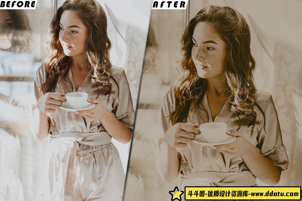 好莱坞法式胶片电影调色LUT预设/LR预设 Creamy Portrait Presets-LUT