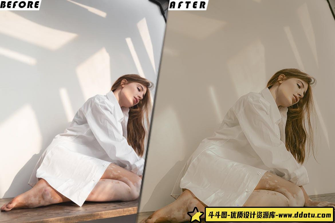 好莱坞法式胶片电影调色LUT预设/LR预设 Creamy Portrait Presets-LUT