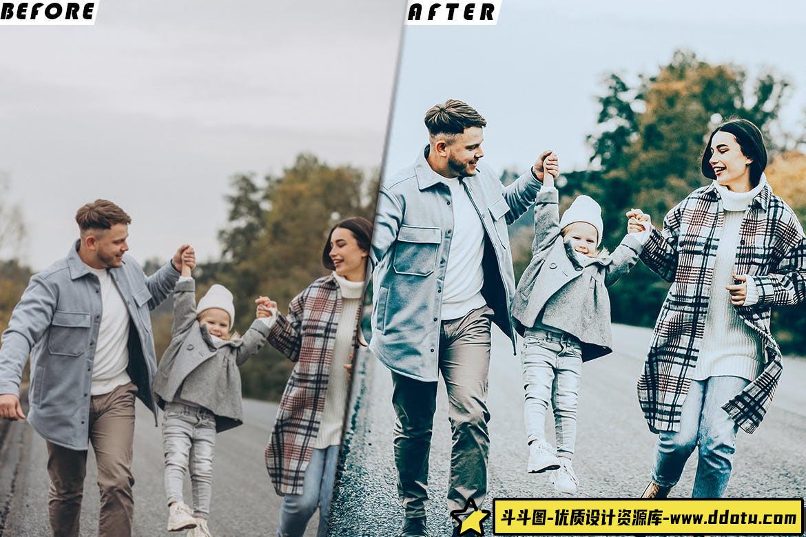 家庭人像纪实电影调色LUT预设/LR预设 Family Fin Presets – luts