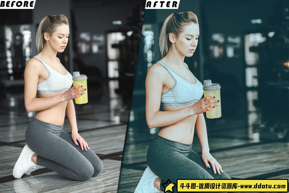 健身运动质感电影人像LUT预设 Film Matte Fitness Presets – luts