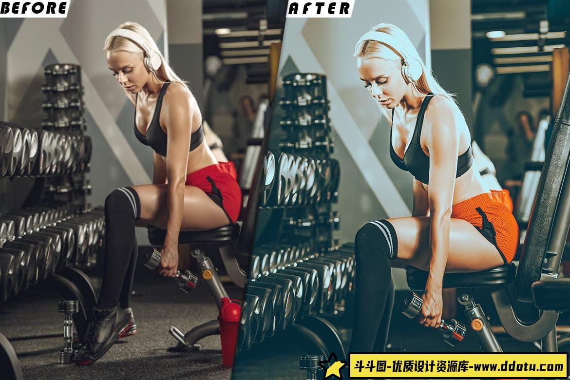 健身运动质感电影人像LUT预设 Film Matte Fitness Presets – luts