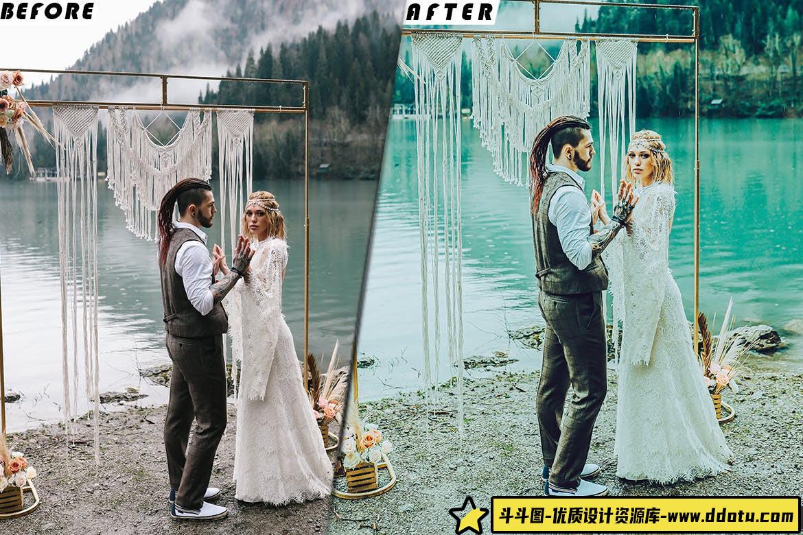 清新胶片电影婚礼视频调色LUT预设 Shi Said Yes Presets – luts