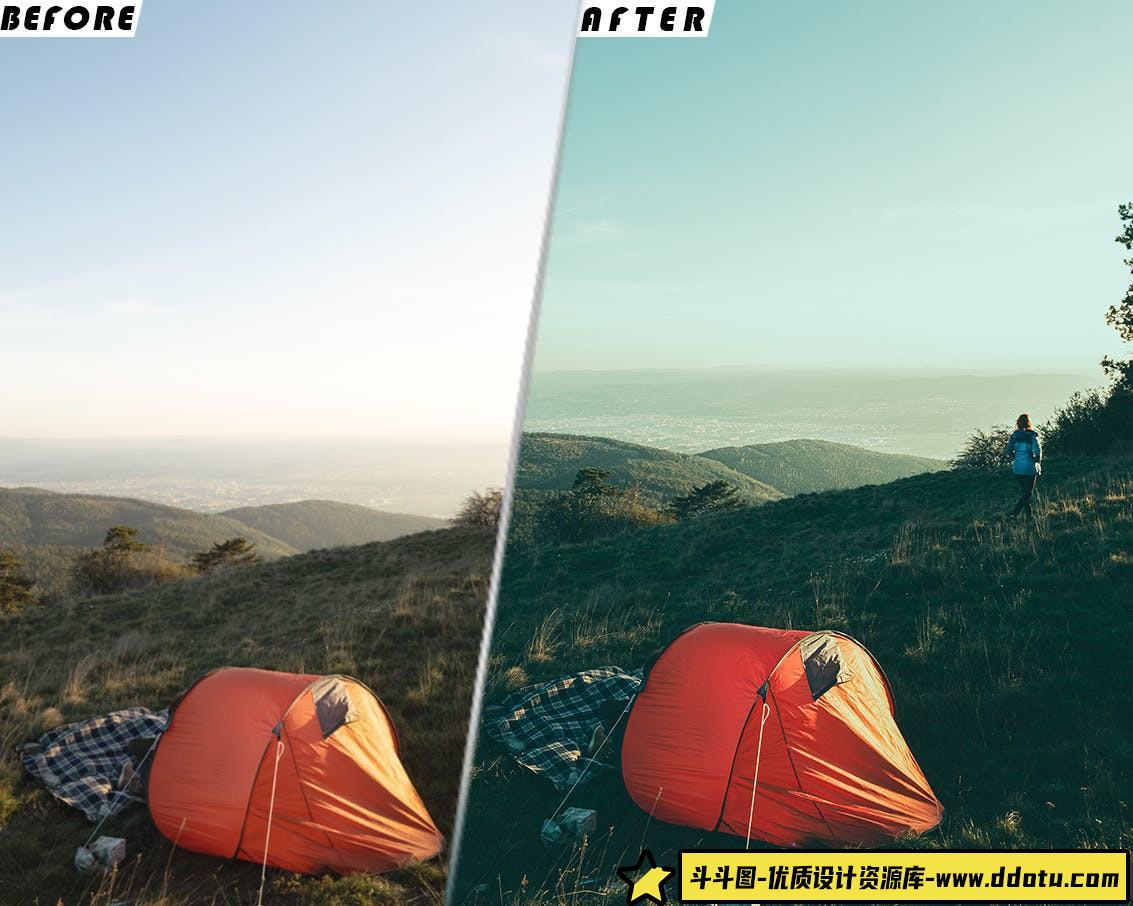 徒步旅行电影纪录片调色LUT预设 Hiking Travel Video Luts