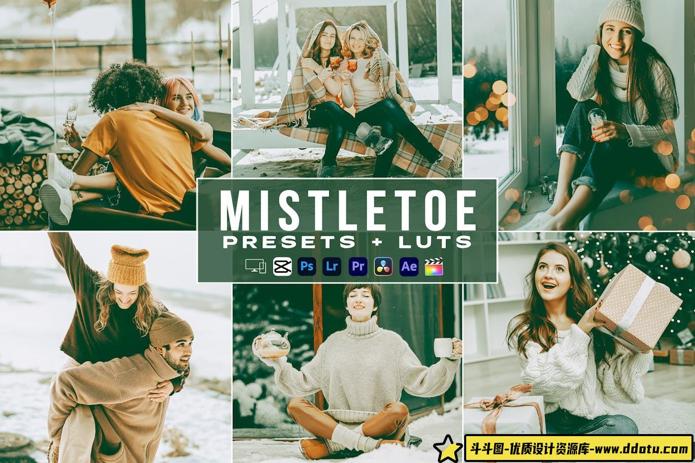 经典电影大色调LUT预设/Lr预设 Mistletoe Filme Video Lut-斗斗图