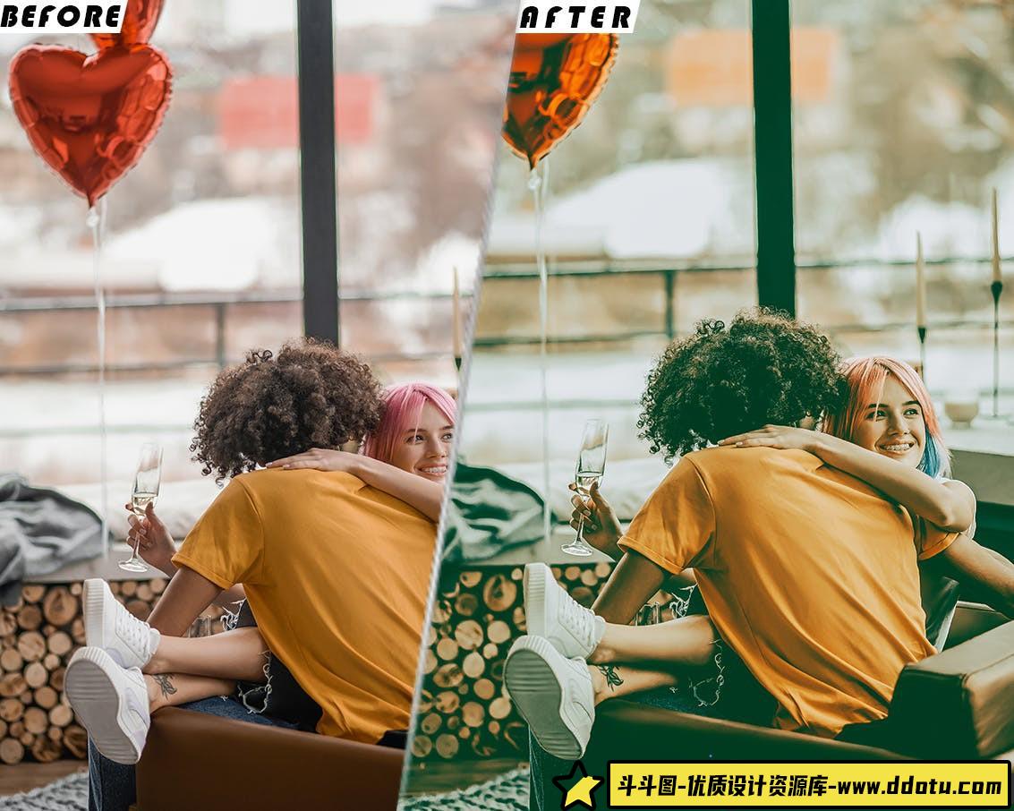 经典电影大色调LUT预设/Lr预设 Mistletoe Filme Video Lut