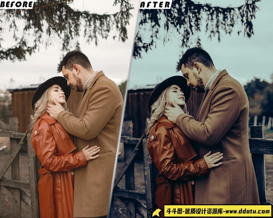 低饱和大地色调电影调色LUT预设/Lr预设 Earth Tones Video Luts