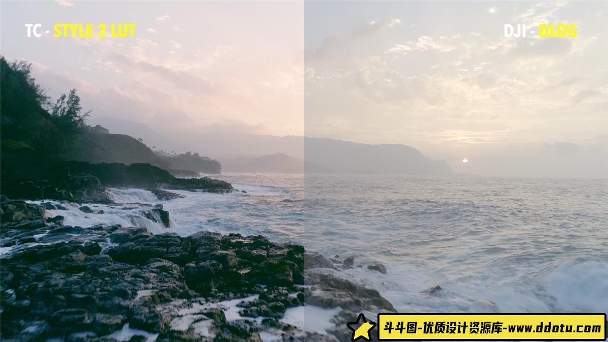 大疆无人机航拍灰片还原LUT预设:DCinelike Dlog-m调色滤镜