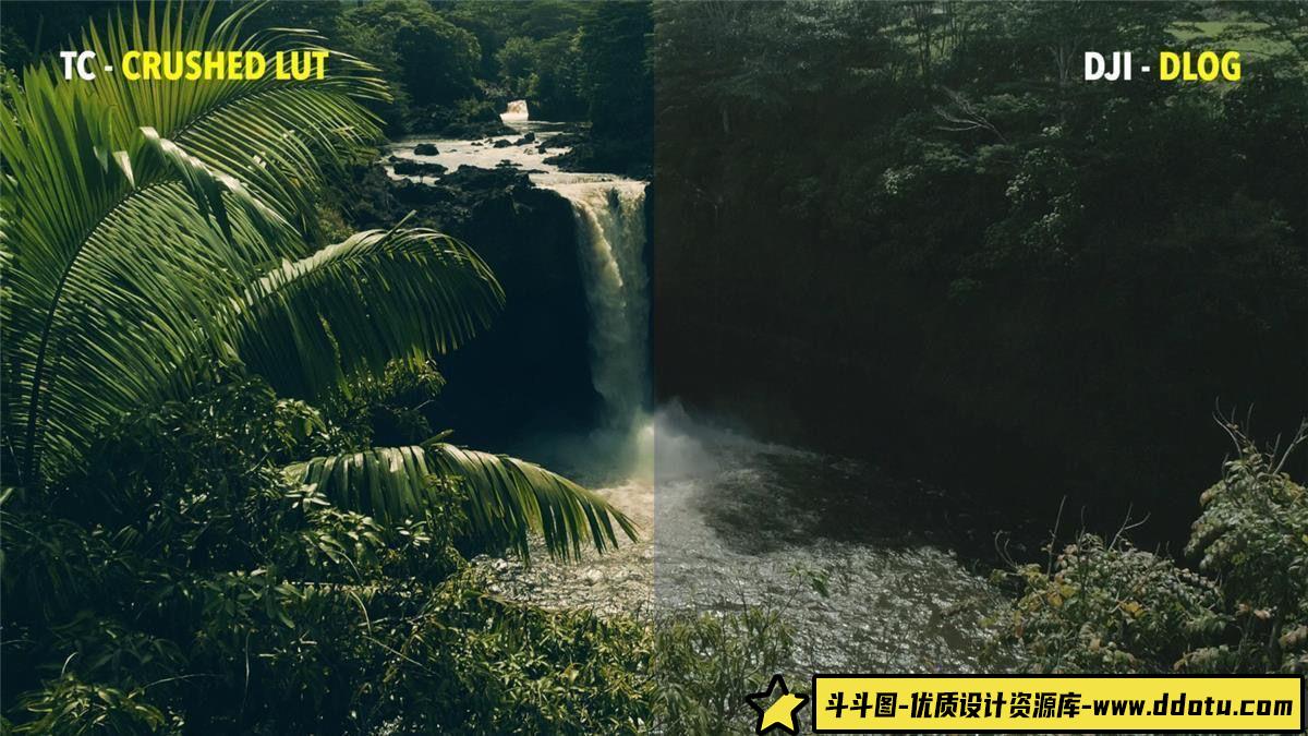 大疆无人机航拍灰片还原LUT预设:DCinelike Dlog-m调色滤镜