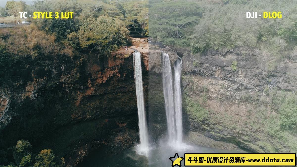 大疆无人机航拍灰片还原LUT预设:DCinelike Dlog-m调色滤镜