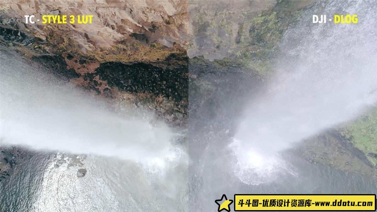 大疆无人机航拍灰片还原LUT预设:DCinelike Dlog-m调色滤镜