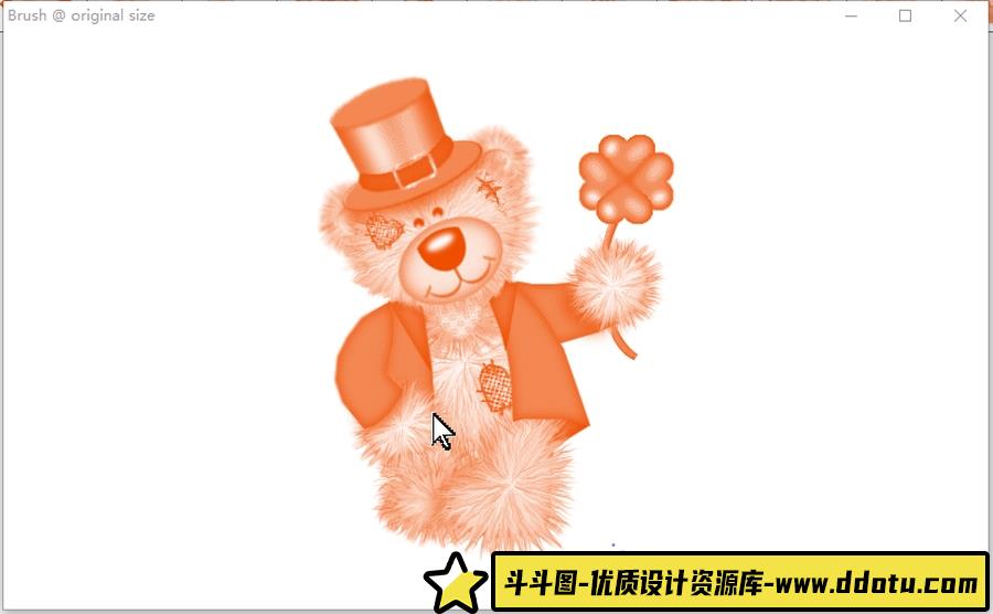 55款可爱小熊PS笔刷/可爱风