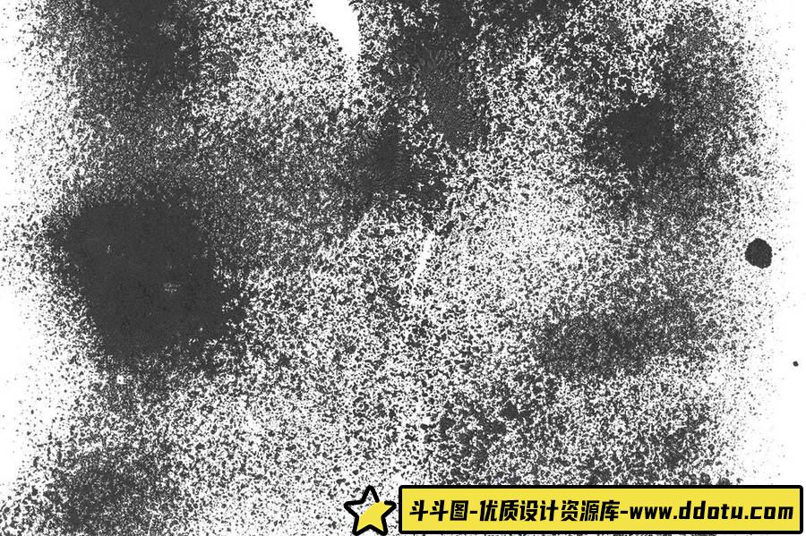 12个纹理喷雾Photoshop笔刷