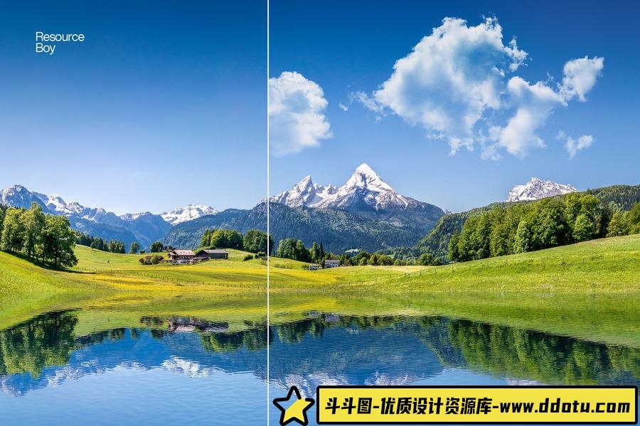 100个高清4K白云Photoshop笔刷下载