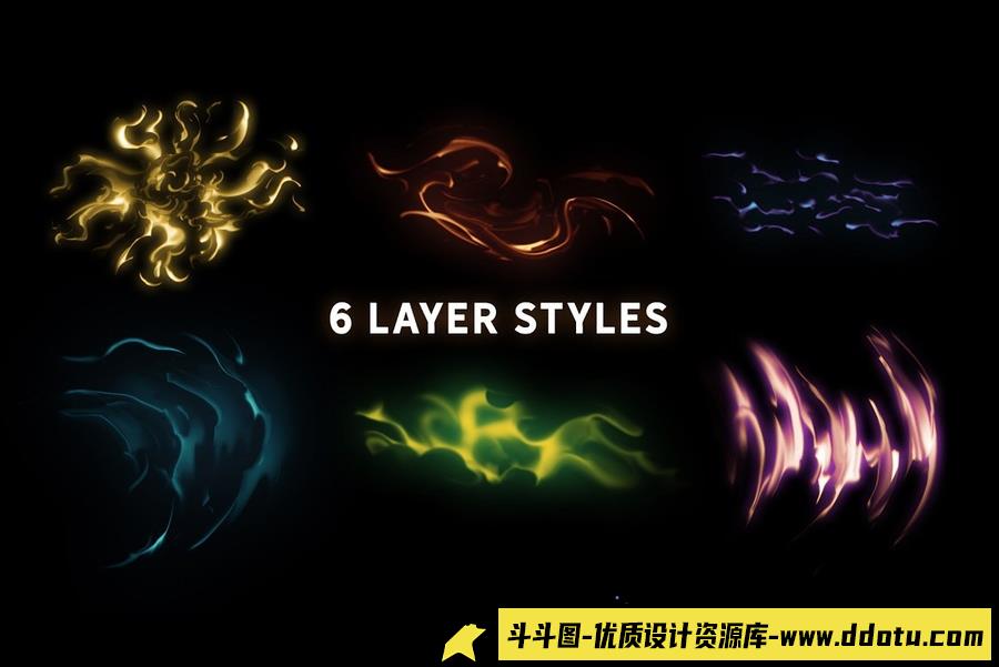 PS魔法光效笔刷下载 Magic FX Brushes Vol. 1