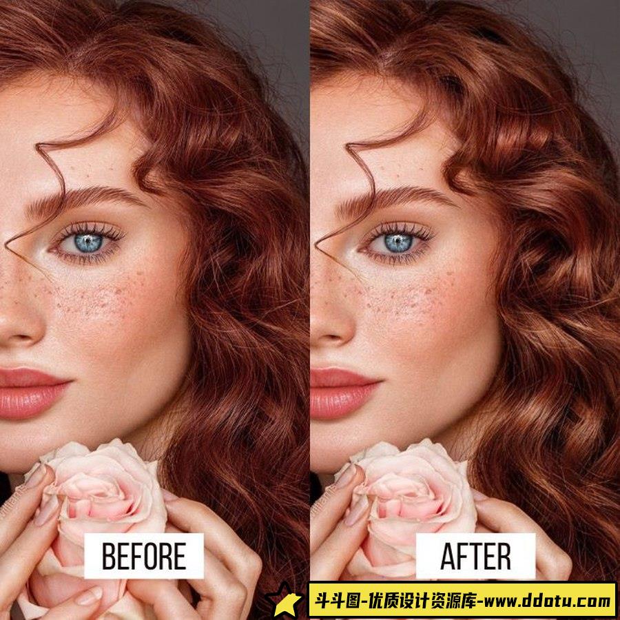 44组人像精修头发笔刷Tamara Williams-Hair Photoshop Brushes