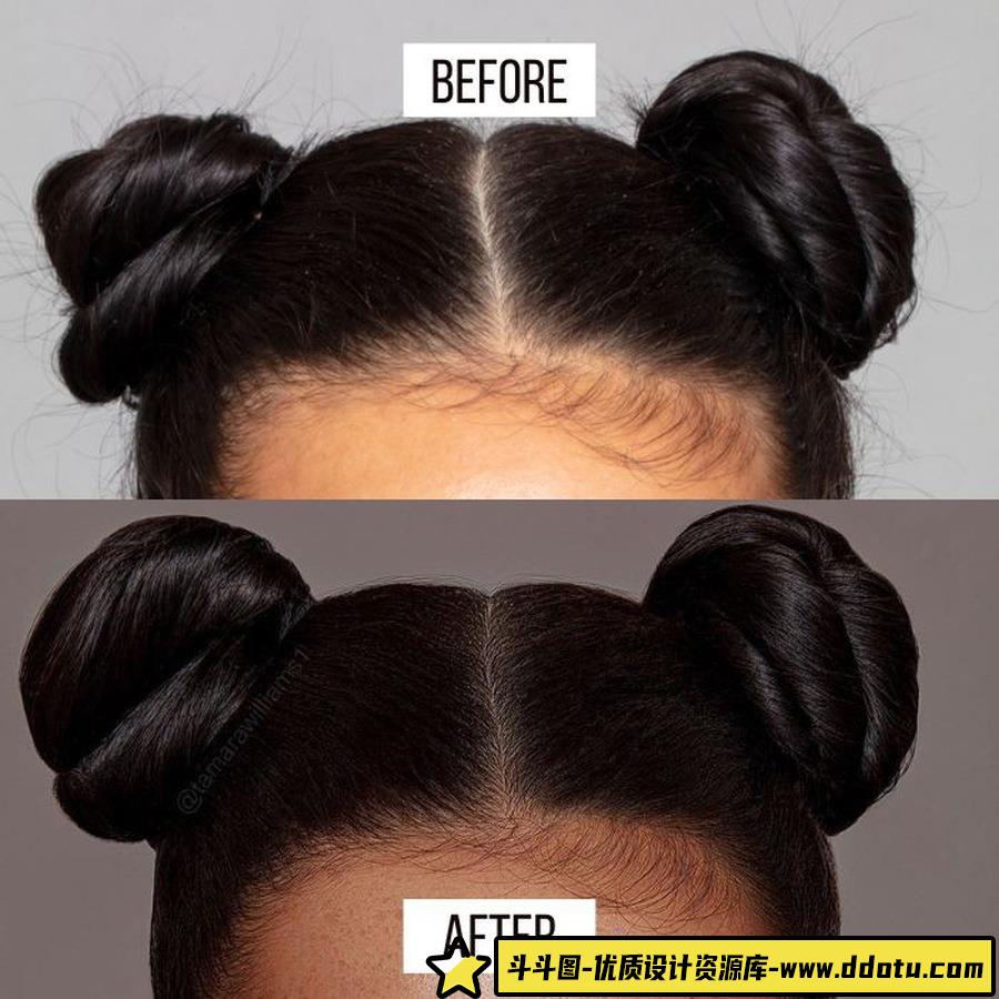 44组人像精修头发笔刷Tamara Williams-Hair Photoshop Brushes