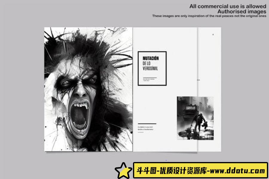 墨水飞溅笔刷和油漆飞溅图片素材视觉效果包套装