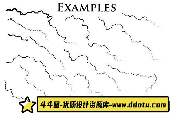 [炫光光效笔刷][插件发布]102组高清闪电电流光效笔刷 102 Lightning Electricity Brushes