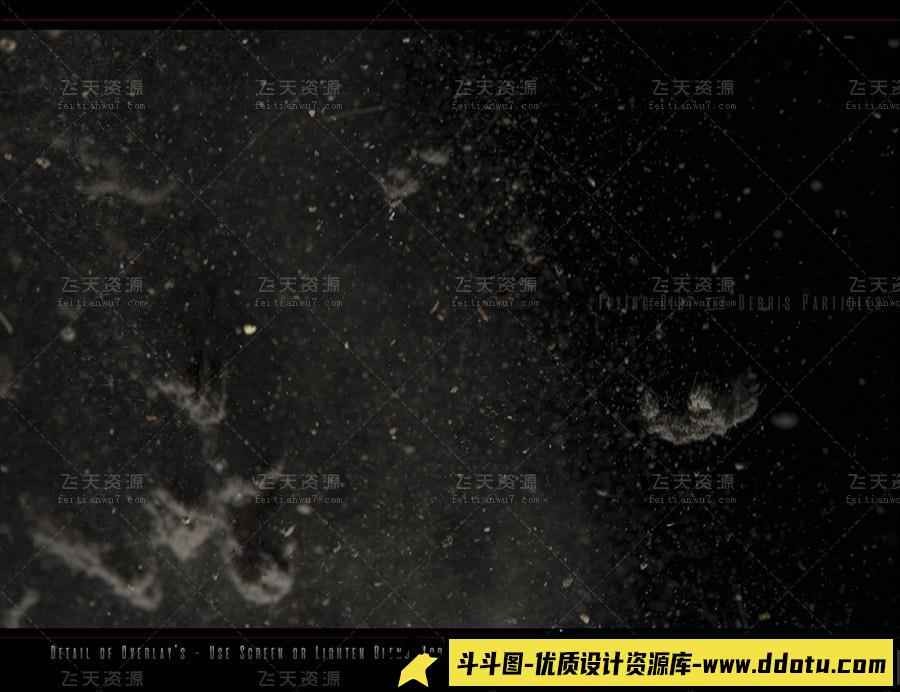 [特效创意笔刷][插件发布]Rons高清飞尘,灰尘,碎片颗粒PS笔刷 Ron’s Flying Dirt & Debris Part