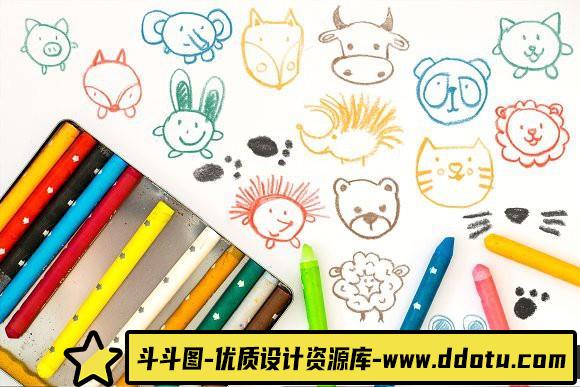 [特效创意笔刷][插件发布]蜡笔手绘绘画笔刷 Scribble-PS Brushes