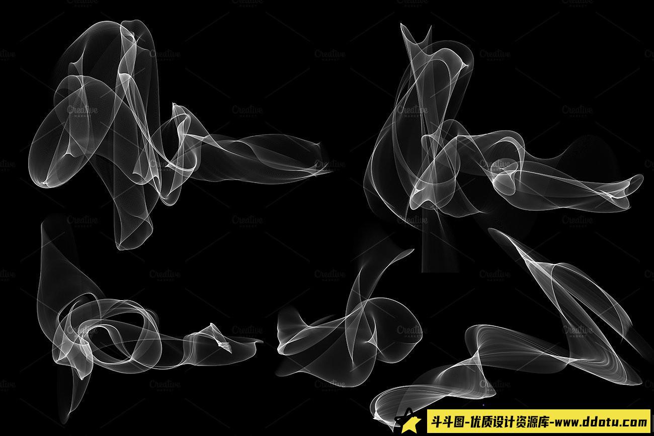 [火焰烟雾笔刷][插件发布]高清晰度25组烟雾PS笔刷