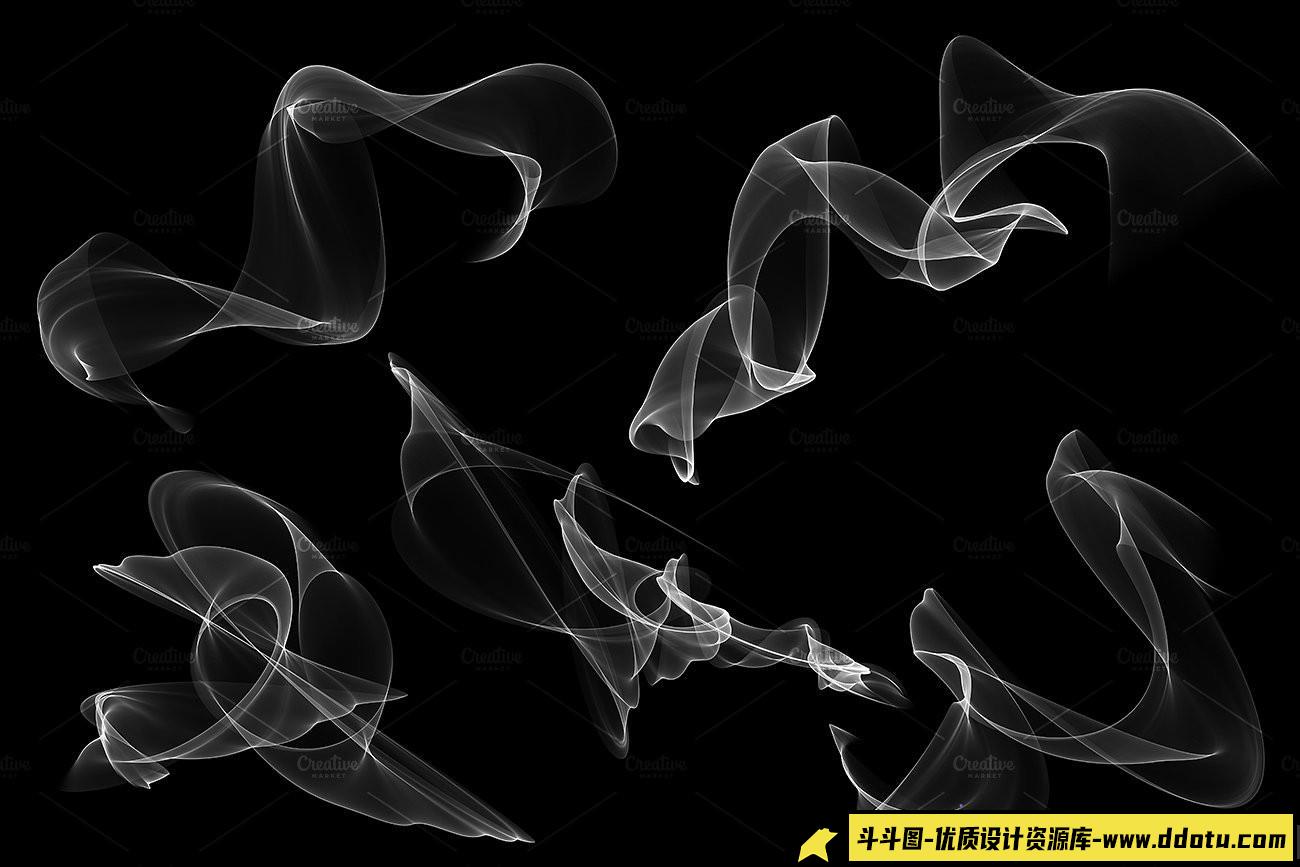 [火焰烟雾笔刷][插件发布]高清晰度25组烟雾PS笔刷