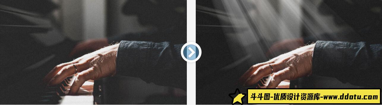 [炫光光效笔刷][插件发布]50组高清太阳光耶稣光丁达尔窗户光笔刷素材 Light Rays