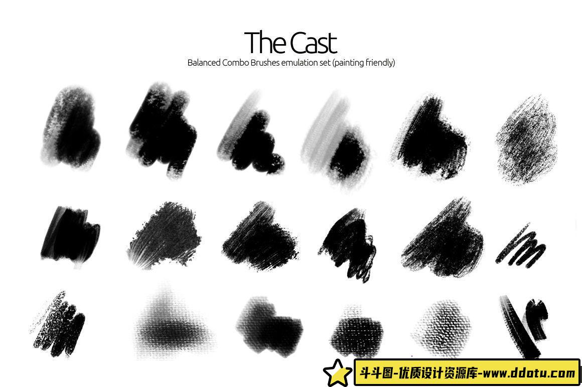 [笔刷打包下载][插件发布]专业PS手绘笔刷