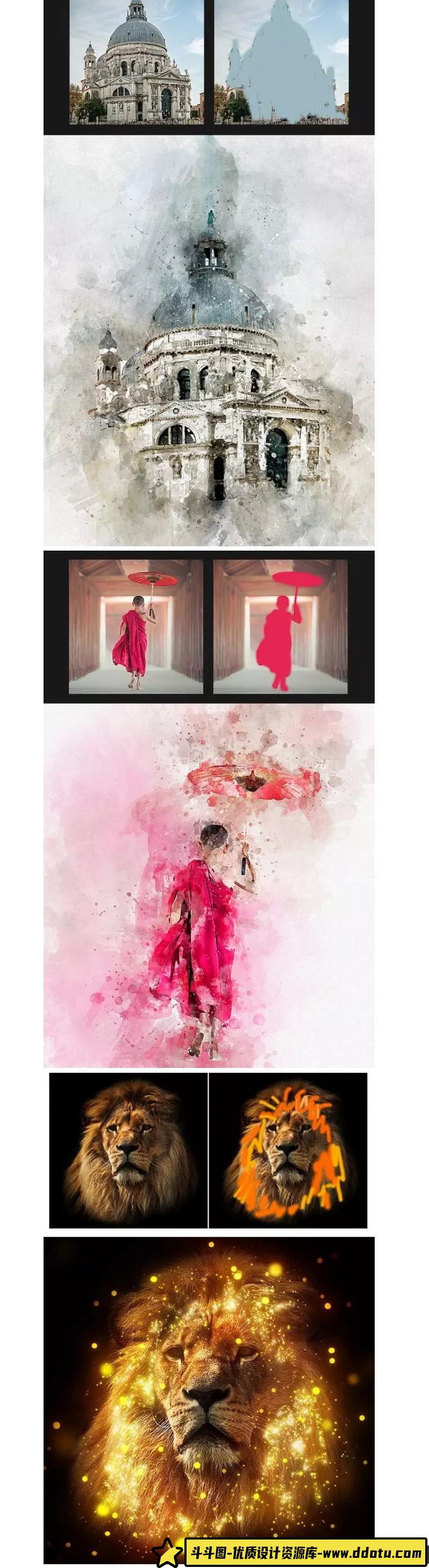 [笔刷打包下载][插件发布]PS笔刷 样式 动作 渐变 素材合集（20GB）