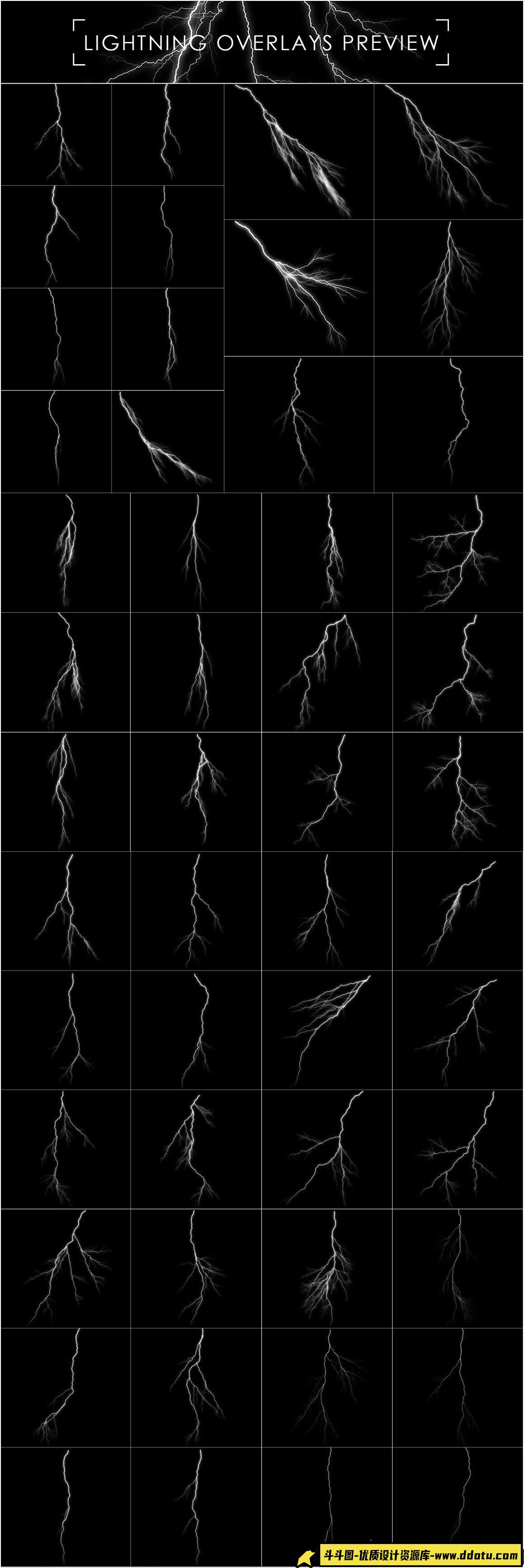 [自然风景笔刷][插件发布]150个天气笔刷,闪电,雷雨,风雪笔刷大合集