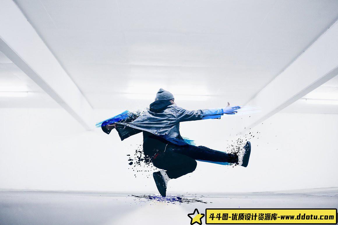 [水墨水彩笔刷][插件发布]50个创意水墨笔触和飞溅PS笔刷下载