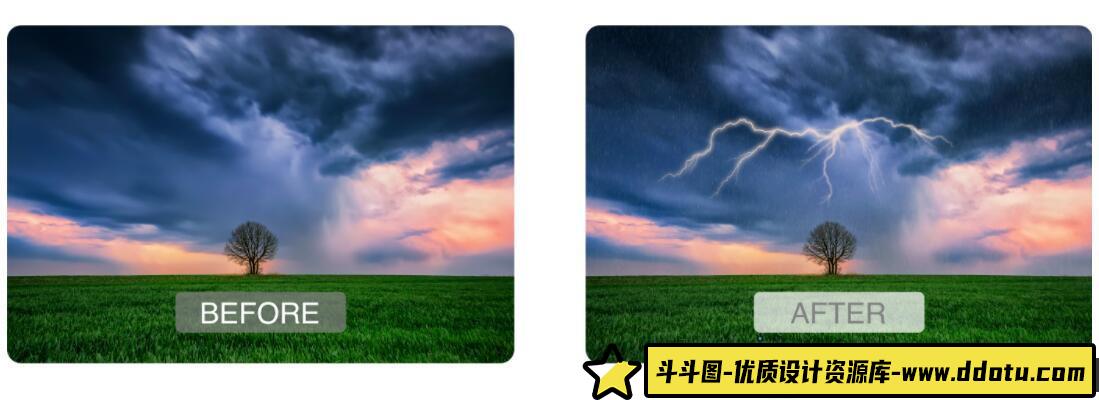 [自然风景笔刷][插件发布]风光摄影师必备12套Photoshop笔刷合集附视频教程