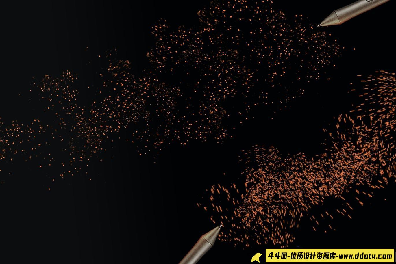 [火焰烟雾笔刷][插件发布]火光火花喷溅特效PS笔刷