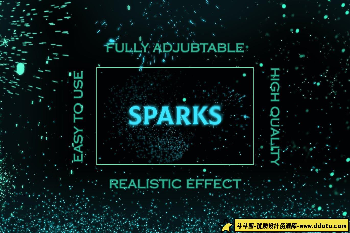 [火焰烟雾笔刷][插件发布]火光火花喷溅特效PS笔刷