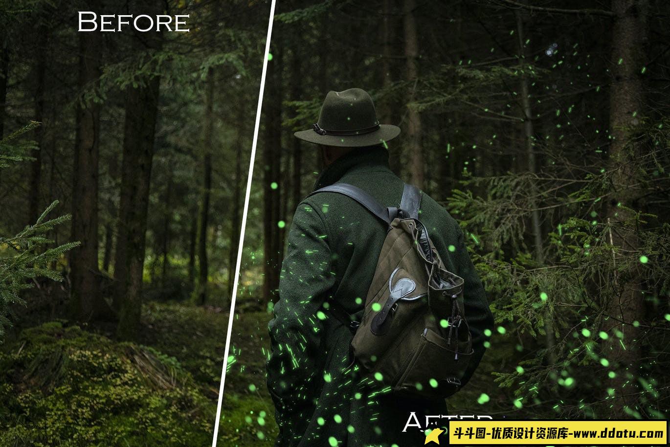 [火焰烟雾笔刷][插件发布]火光火花喷溅特效PS笔刷