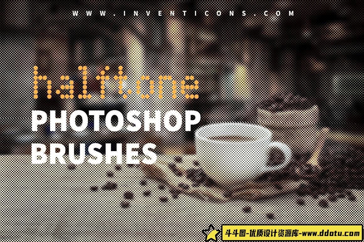 [特效创意笔刷][插件发布]60个半色调Photoshop笔刷