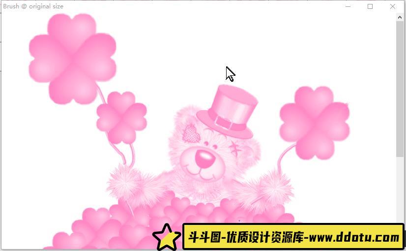 [动物相关笔刷][素材发布]55款可爱小熊PS笔刷/可爱风