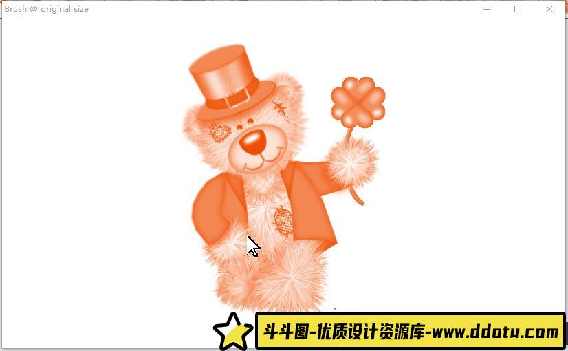 [动物相关笔刷][素材发布]55款可爱小熊PS笔刷/可爱风