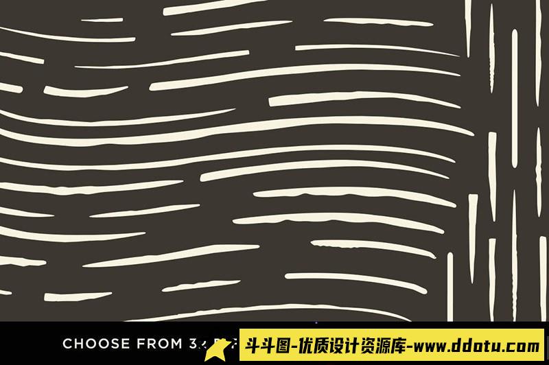 [背景纹理笔刷][插件发布]适用于PS与AI的木刻画，逼真的木刻PS/AI笔刷