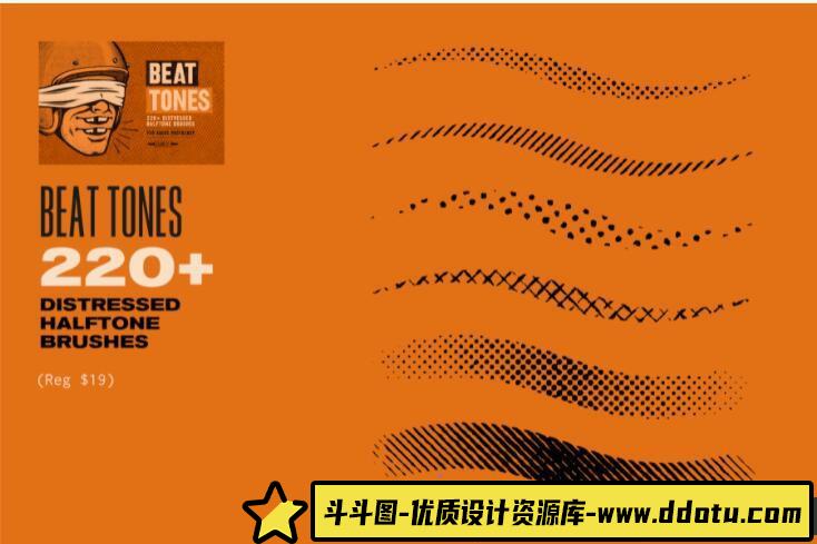 [背景纹理笔刷][插件发布]Truegrittexturesupply – 售价74美金的640种终极纹理PS画笔工具包