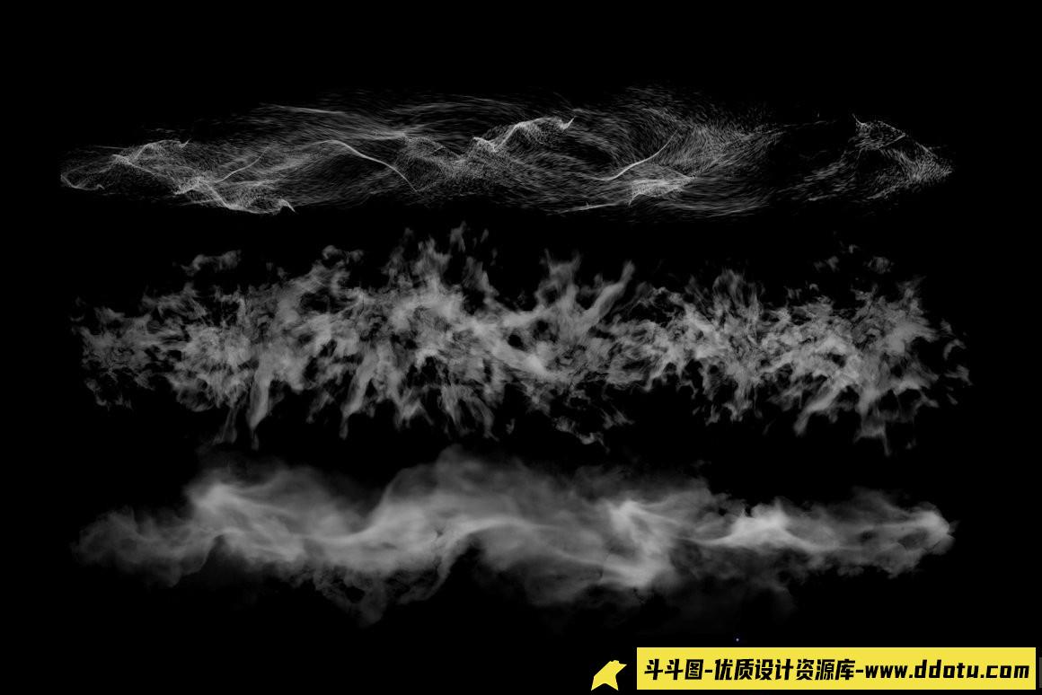 [火焰烟雾笔刷][插件发布]82种独特的烟雾Photoshop笔刷套装 Mist Photoshop brush set